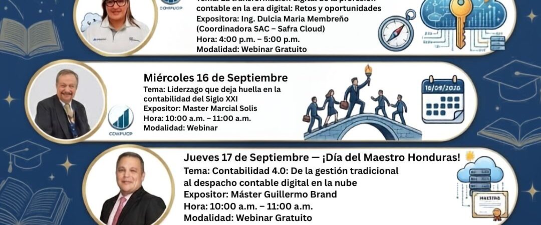 Agenda de Capacitaciones – Septiembre 2026